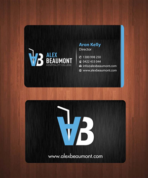 Business Card Design by Sbss for Alex Beaumont Hospitality College | Design: #1339044
