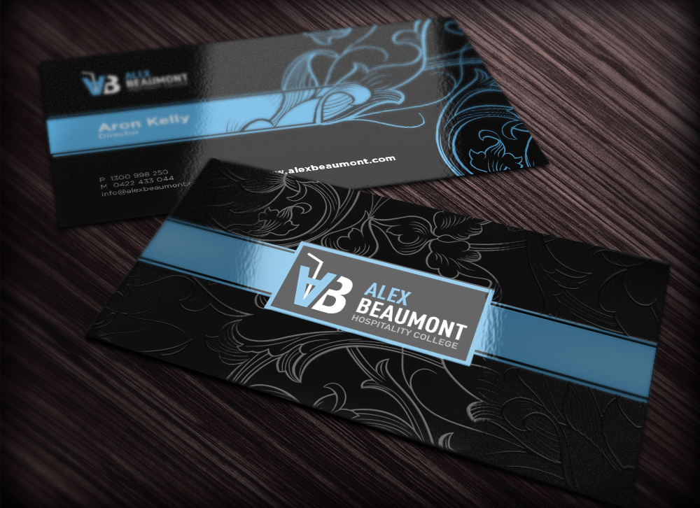 Business Card Design by yuliusstar for Alex Beaumont Hospitality College | Design #1416072