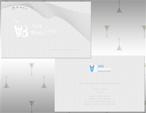 Business Card Design by tarokun for Alex Beaumont Hospitality College | Design: #1376020
