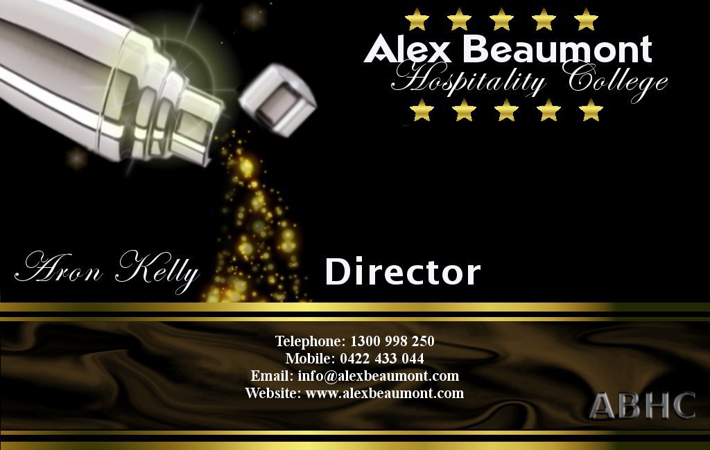 Design de Carte de Visite par Acorn Design Inc pour Alex Beaumont Hospitality College | Design #1338833