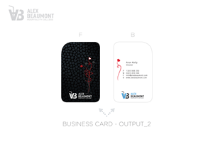 Business Card Design by Eswaran for Alex Beaumont Hospitality College | Design: #1435904