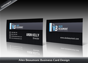 Business Card Design by gekgrfx for Alex Beaumont Hospitality College | Design: #1358696