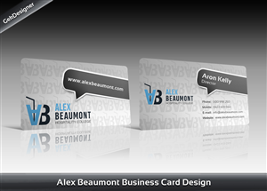 Business Card Design by gekgrfx for Alex Beaumont Hospitality College | Design: #1358698