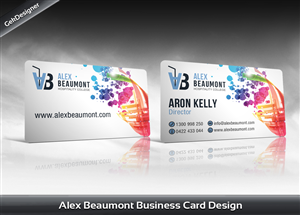 Business Card Design by gekgrfx for Alex Beaumont Hospitality College | Design: #1373538