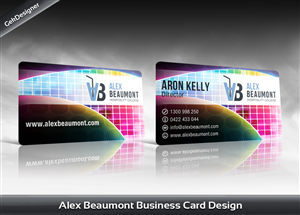 Business Card Design by gekgrfx for Alex Beaumont Hospitality College | Design: #1373602