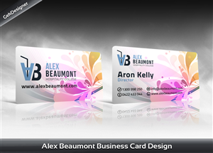 Business Card Design by gekgrfx for Alex Beaumont Hospitality College | Design: #1374180
