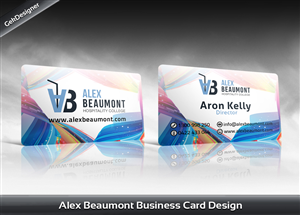 Business Card Design by gekgrfx for Alex Beaumont Hospitality College | Design: #1374187