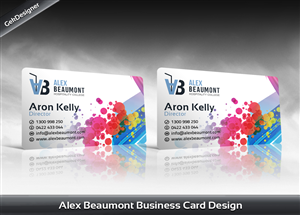 Business Card Design by gekgrfx for Alex Beaumont Hospitality College | Design: #1374196