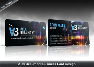 Business Card Design by gekgrfx for Alex Beaumont Hospitality College | Design: #1403737