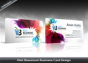 Business Card Design by gekgrfx for Alex Beaumont Hospitality College | Design: #1403796