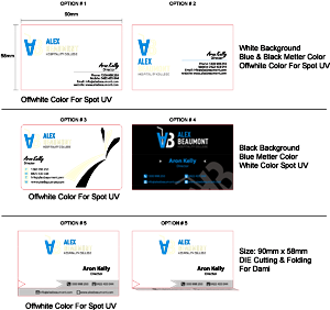 Business Card Design by Mohsin & Kamran