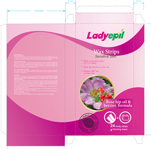 New Packaging Design Project for Hair removal, cold wax strips	              | Design Emballage par Donn Marlou Ramirez