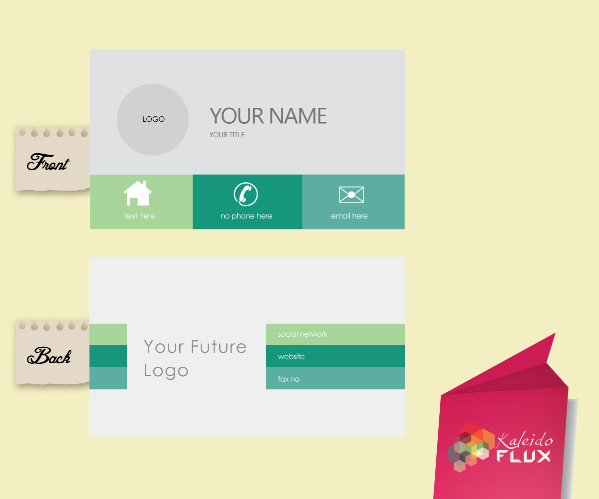 Business Card Design by KaleidoFlux Studio for this project | Design #4704803