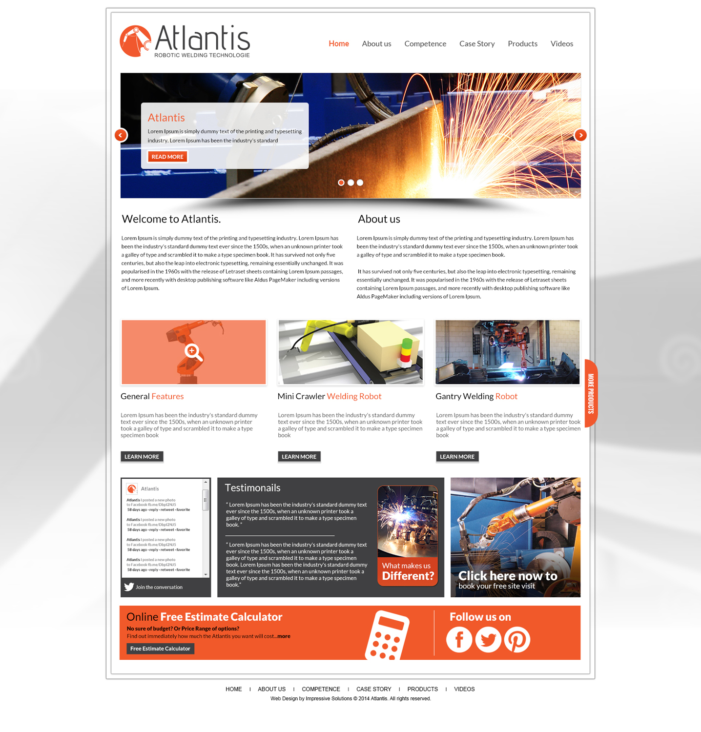 Diseño Web por Impressive Solutions para este proyecto | Diseño #4704974