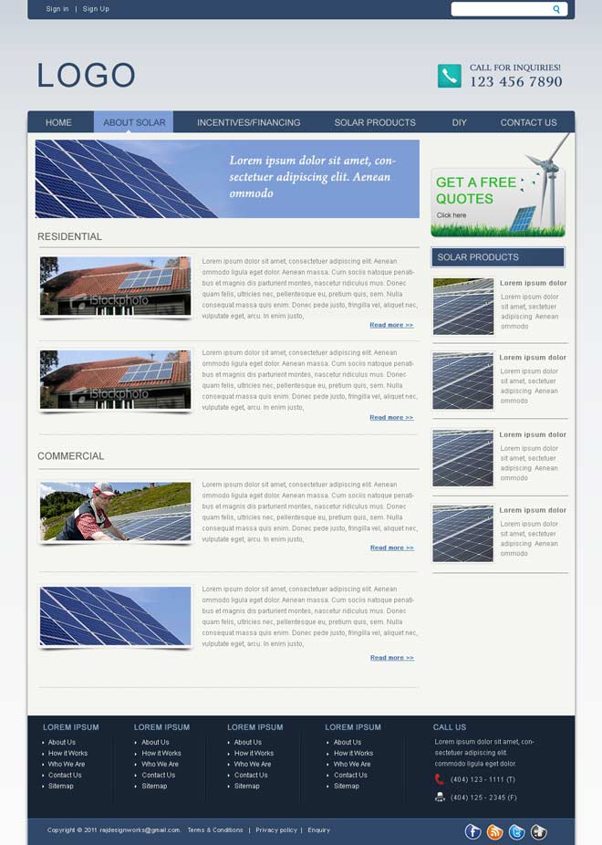 Diseño Web por rajesh prn para este proyecto | Diseño #225038