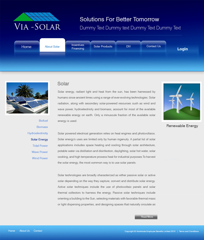 Web Design by a s k advertising for this project | Design #229769
