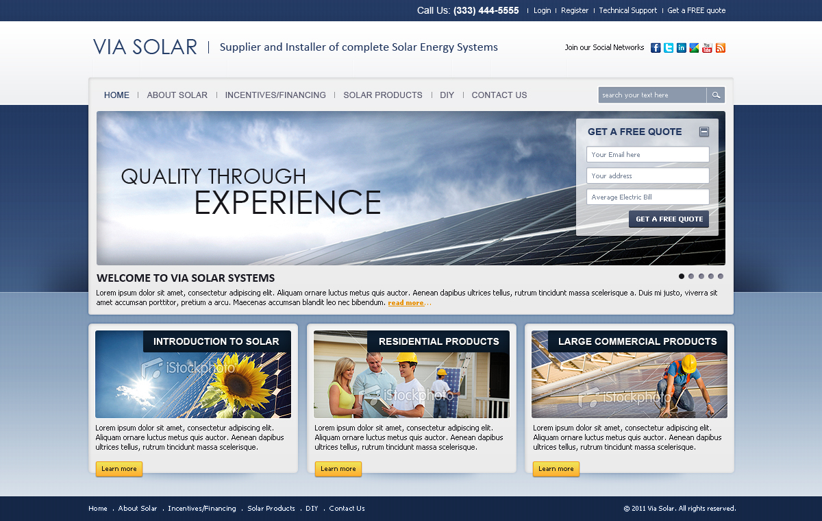 Web Design by James for this project | Design #227642