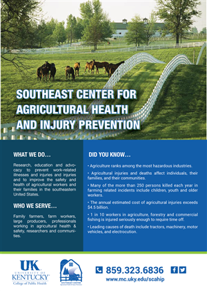Southeast Center for Agricultural Health and Injury Prevention Needs a Flyer Design | Flyer Design by Pinky 