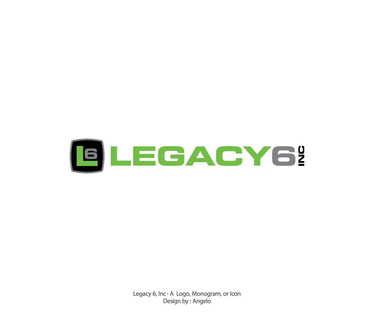 Logo Design by Angelo for Legacy 6 Inc | Design: #4948553