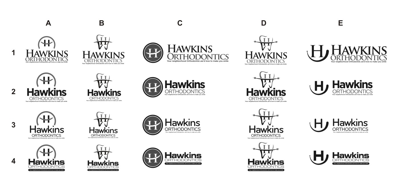 Logo Design by Sakura Miyuki for Hawkins Orthodontics | Design #4830129