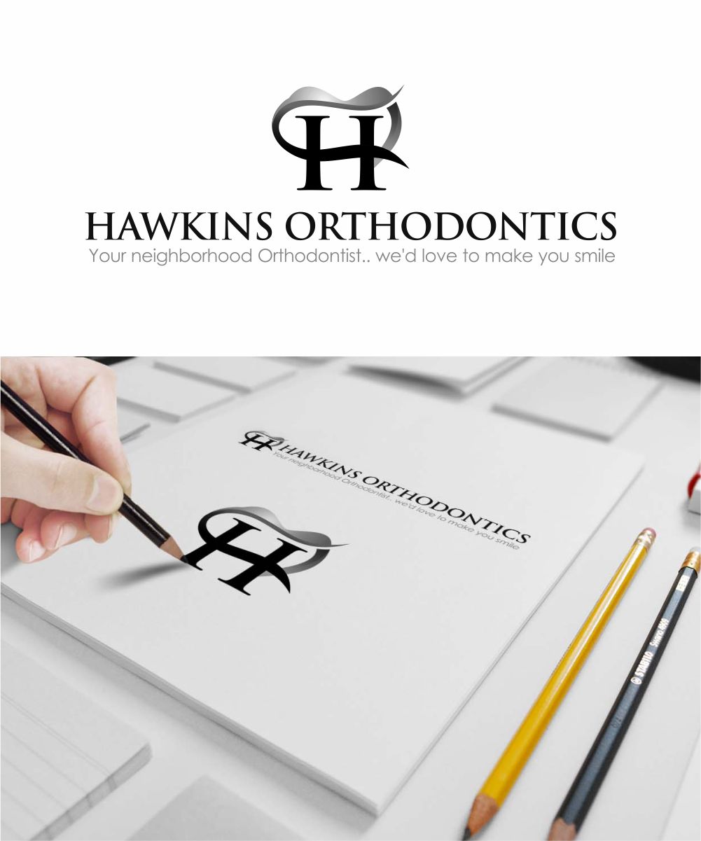 Logo Design by A+Signs for Hawkins Orthodontics | Design #4787680