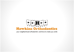 Logo Design by Crayon of Sky for Hawkins Orthodontics | Design: #4727545