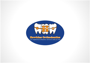 Logo Design by Crayon of Sky for Hawkins Orthodontics | Design: #4727548