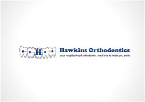 Logo Design by Crayon of Sky for Hawkins Orthodontics | Design: #4727554