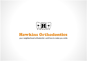 Logo Design by Crayon of Sky for Hawkins Orthodontics | Design: #4727556