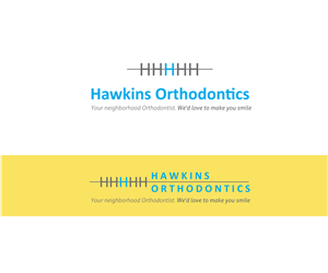 Diseño de Logo por ALCD para Hawkins Orthodontics | Diseño: #4826956