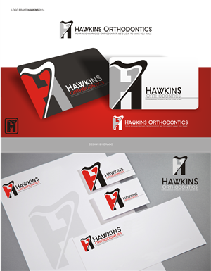 Diseño de Logo por Drago para Hawkins Orthodontics | Diseño: #4836124