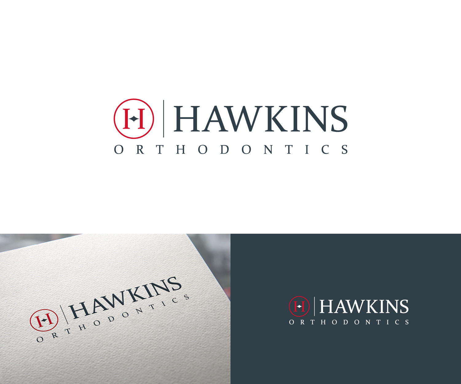 Diseño de Logo por kps para Hawkins Orthodontics | Diseño #4780159