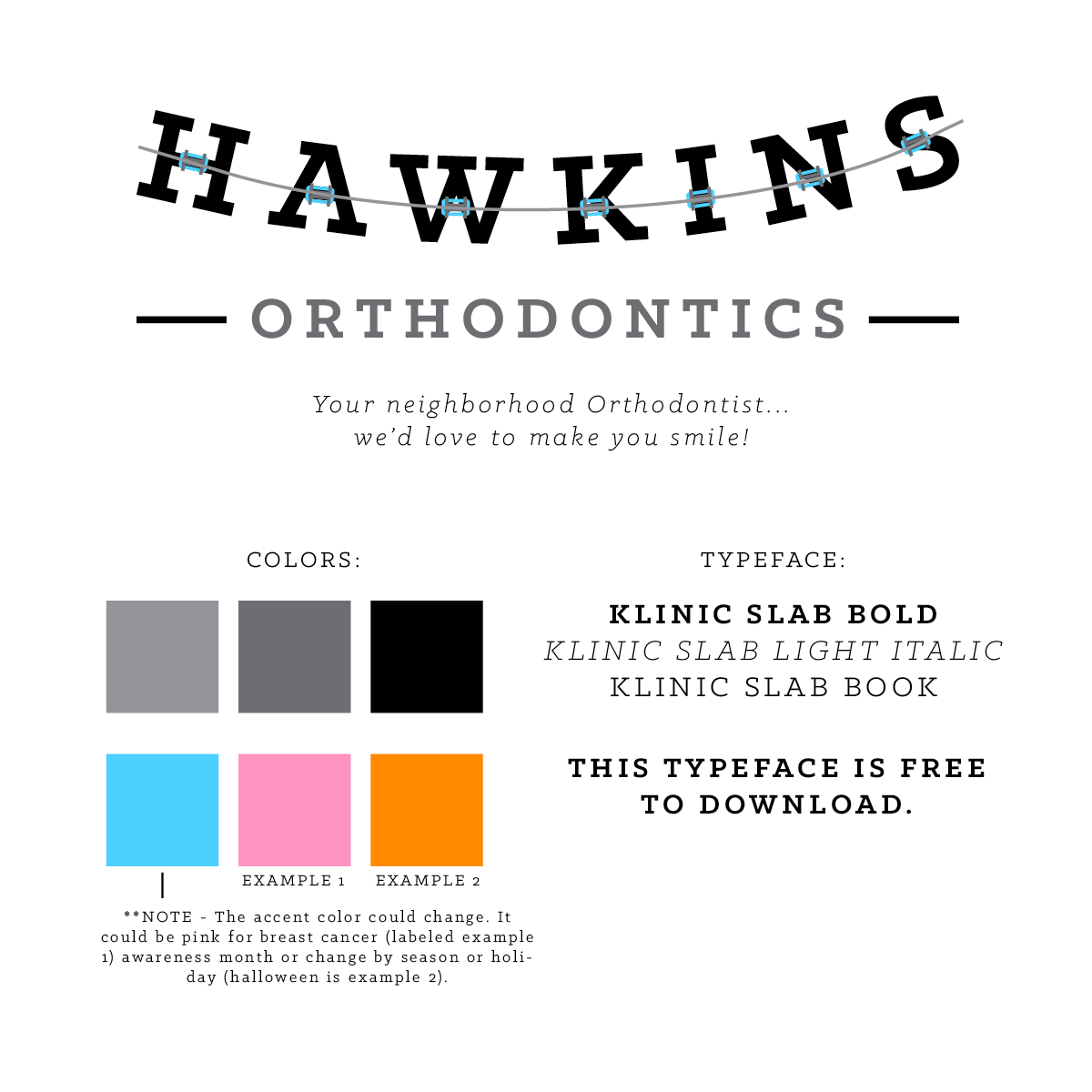Diseño de Logo por mmrowek para Hawkins Orthodontics | Diseño #4720839
