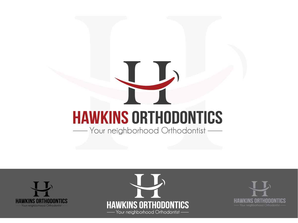 Diseño de Logo por Tony Mihajlov para Hawkins Orthodontics | Diseño #4797727