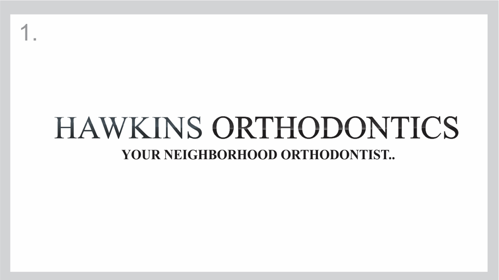 Diseño de Logo por ESolz Technologies para Hawkins Orthodontics | Diseño #4744331