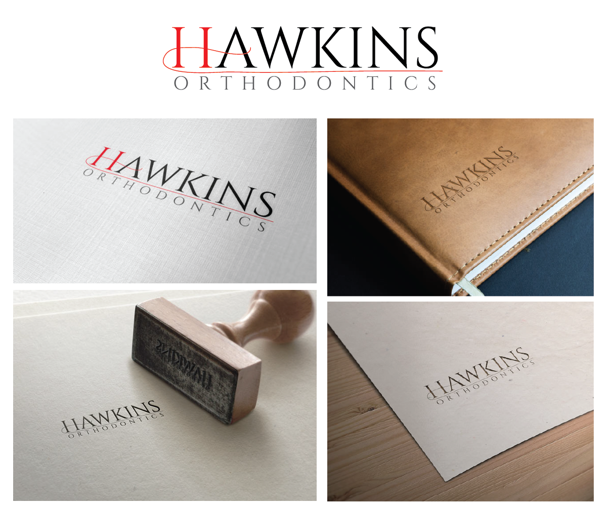 Diseño de Logo por Shirlei Patricia para Hawkins Orthodontics | Diseño #4708868