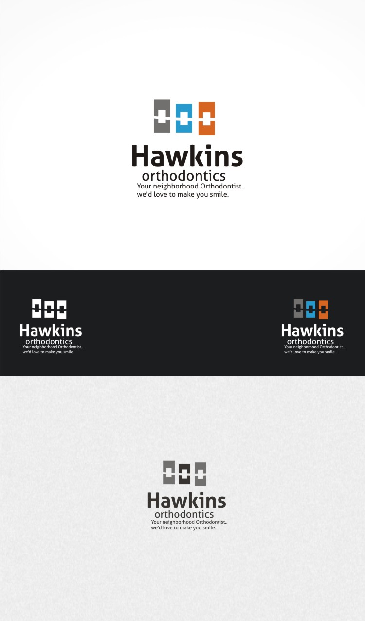 Logo-Design von gray mind für Hawkins Orthodontics | Design #4771161