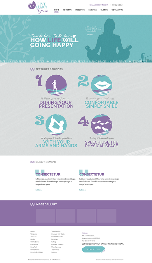 Diseño Web por Allin Web Solutions para este proyecto | Diseño #4807251