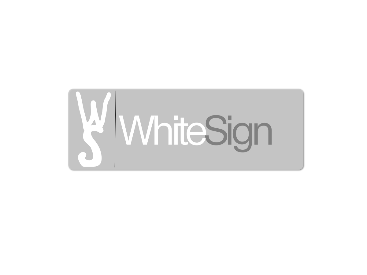 Logo Design by CutCorner Creatives for WhiteSign | Design #220119