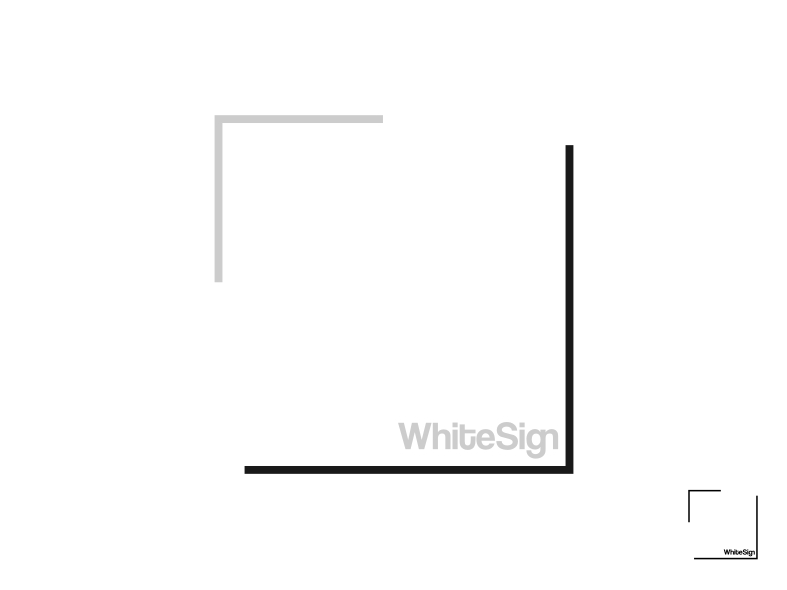 Logo Design by maliciadigital for WhiteSign | Design #220684