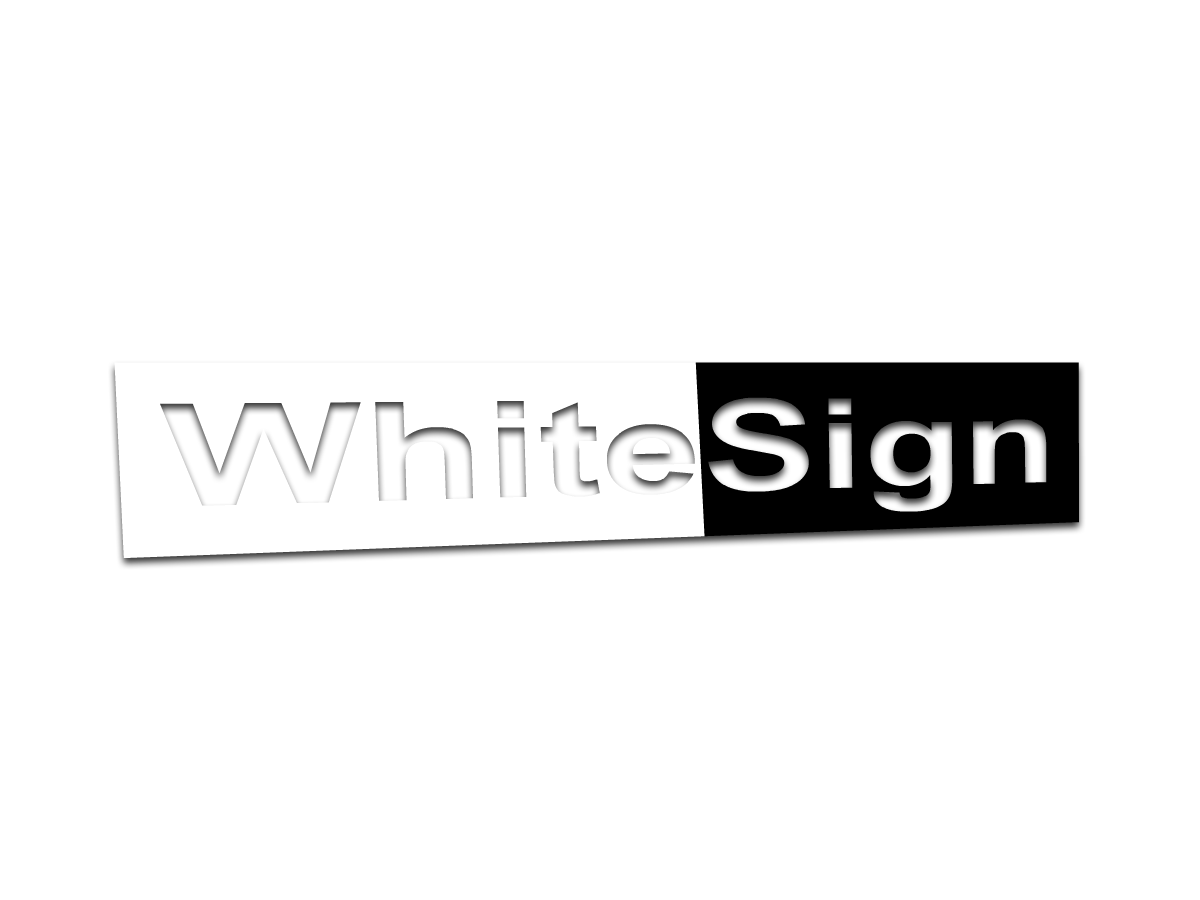 Logo Design by REDcrackers.com for WhiteSign | Design #221940
