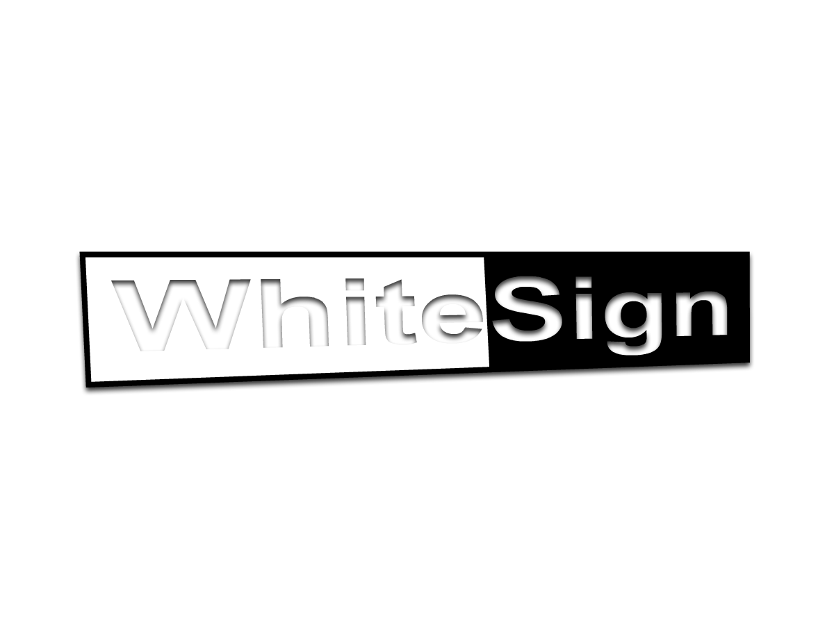 Logo Design by REDcrackers.com for WhiteSign | Design #221941