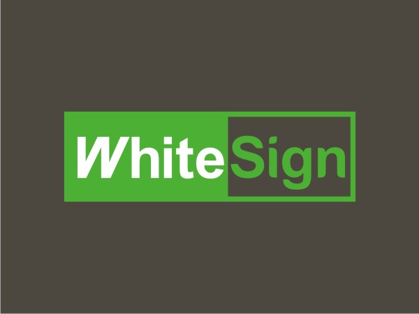 Logo Design by Logocraft for WhiteSign | Design #220437