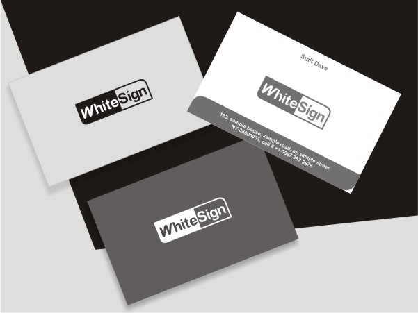 Logo Design by Logocraft for WhiteSign | Design #229540