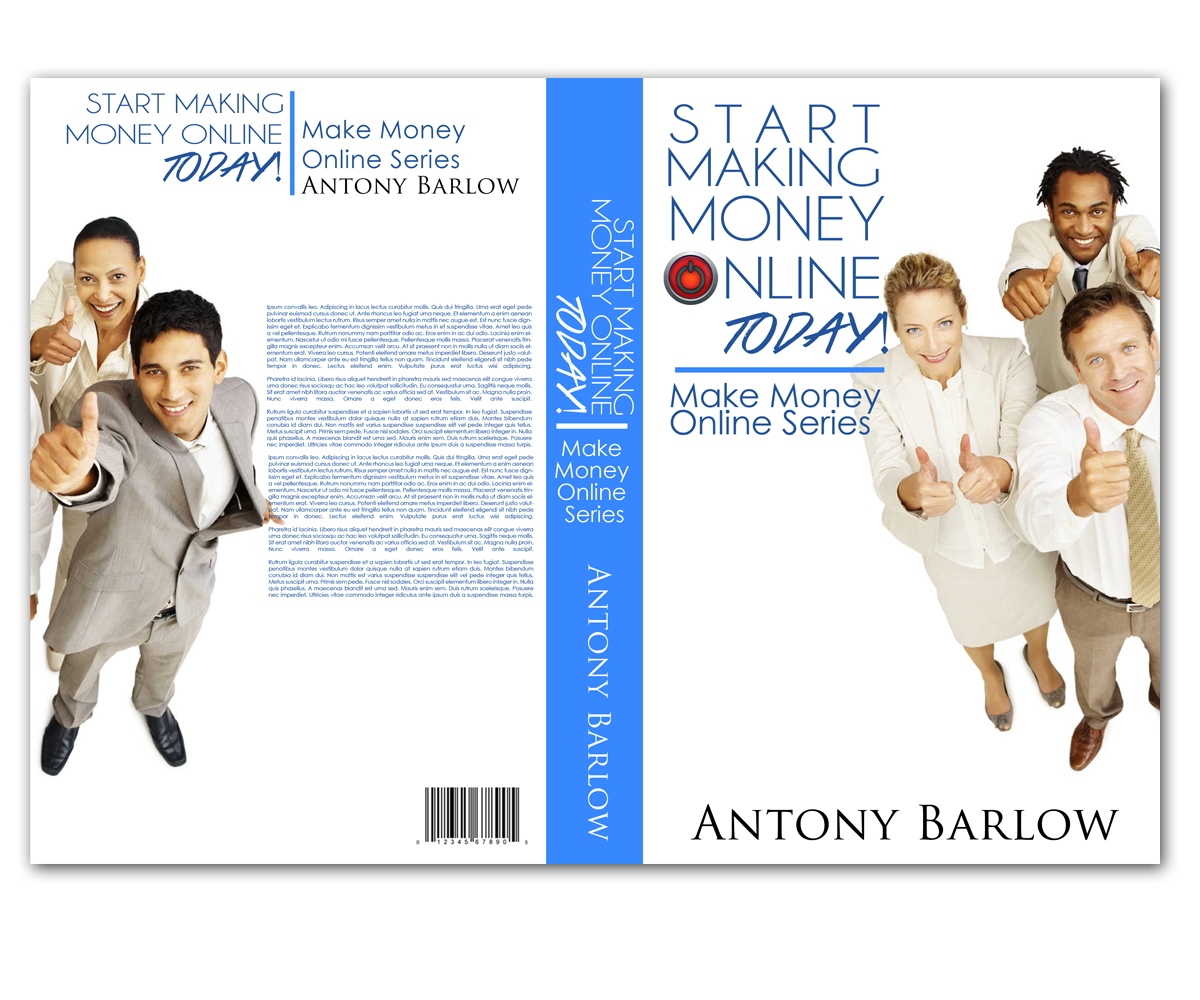 Diseño de portada de libro por Adjayceency para Anthony Barlow | Diseño #1337325