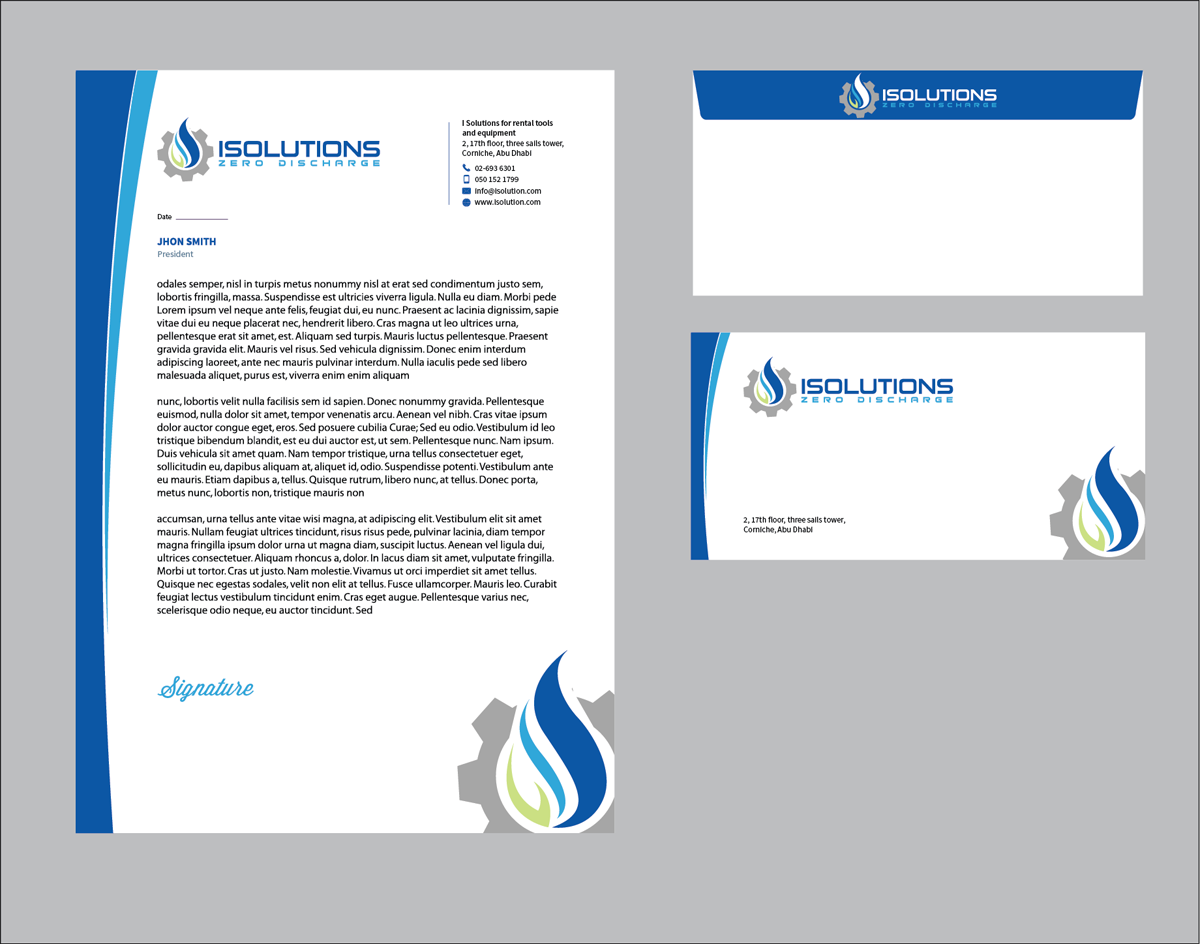 Stationery Design by Ak Graphics Solutions for Inspire Investment LLC | Design #4739322