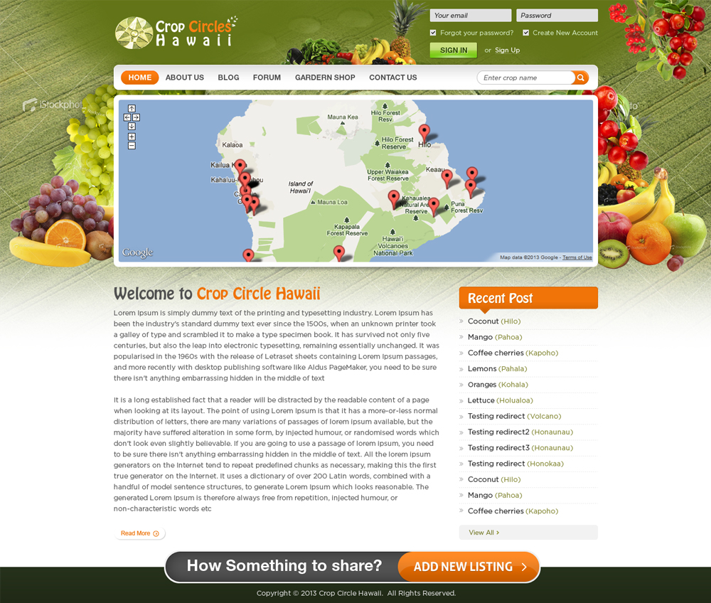Wordpress Design by Mayank Patel for CCH | Design #1404671