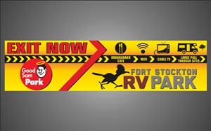 Billboard for RV Park | Billboard Design by Maestroto