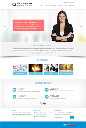 Web Design by pb for Pacem Limited | Design: #4971306