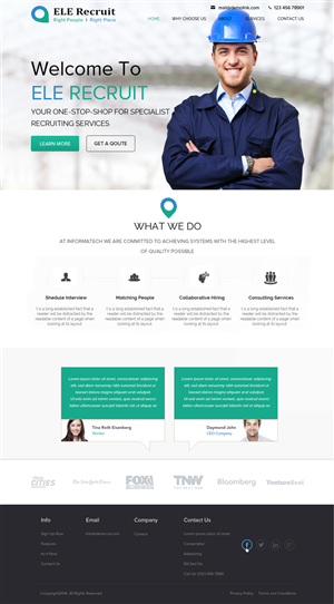Web Design by OM for Pacem Limited | Design: #5006988